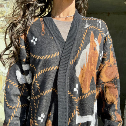 The Tack Room Long Cardigan