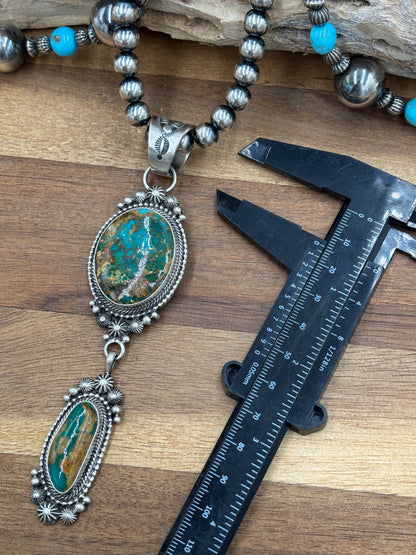 Royston Necklace by Tom Lewis, Navajo