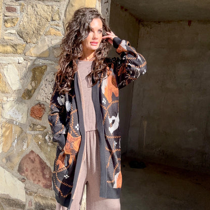 The Tack Room Long Cardigan