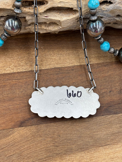 Black Onyx Necklace #3 Discounted by Cordell Platero, Navajo