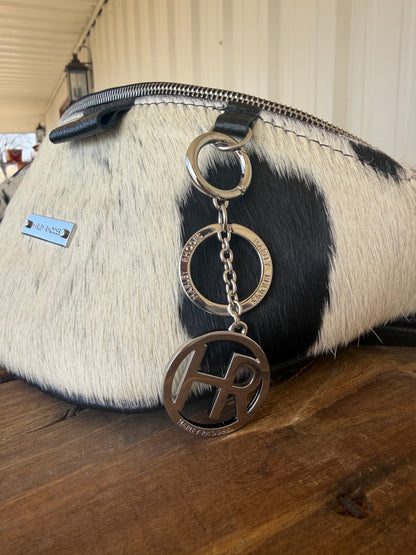 Cowhide Black & White by Harley Rhodes Bum Bag Crossbody