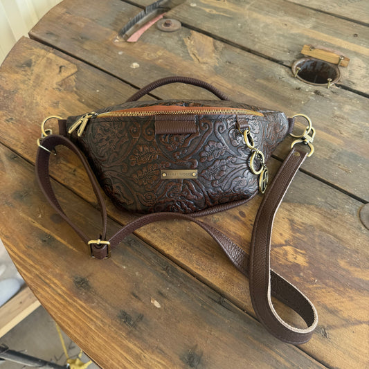 Cowboy Tooled by Harley Rhodes Bum Bag Crossbody