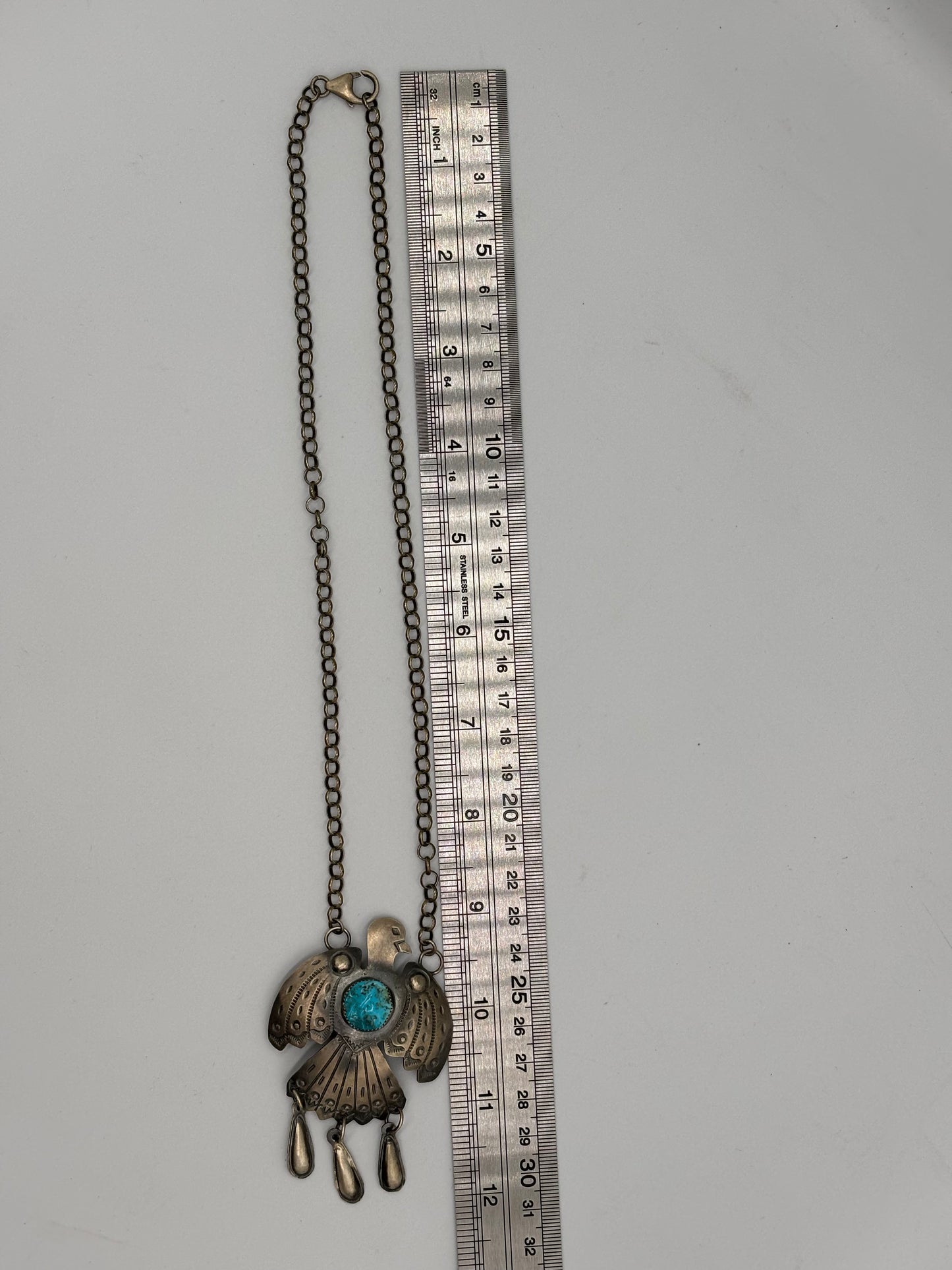 Thunderbird Necklace by Timothy Yazzie, Navajo