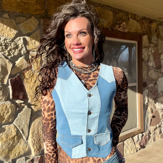 Wild Range Denim Vest