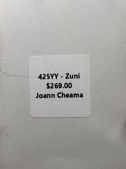 Coral Earrings by Joann Cheama, Zuni