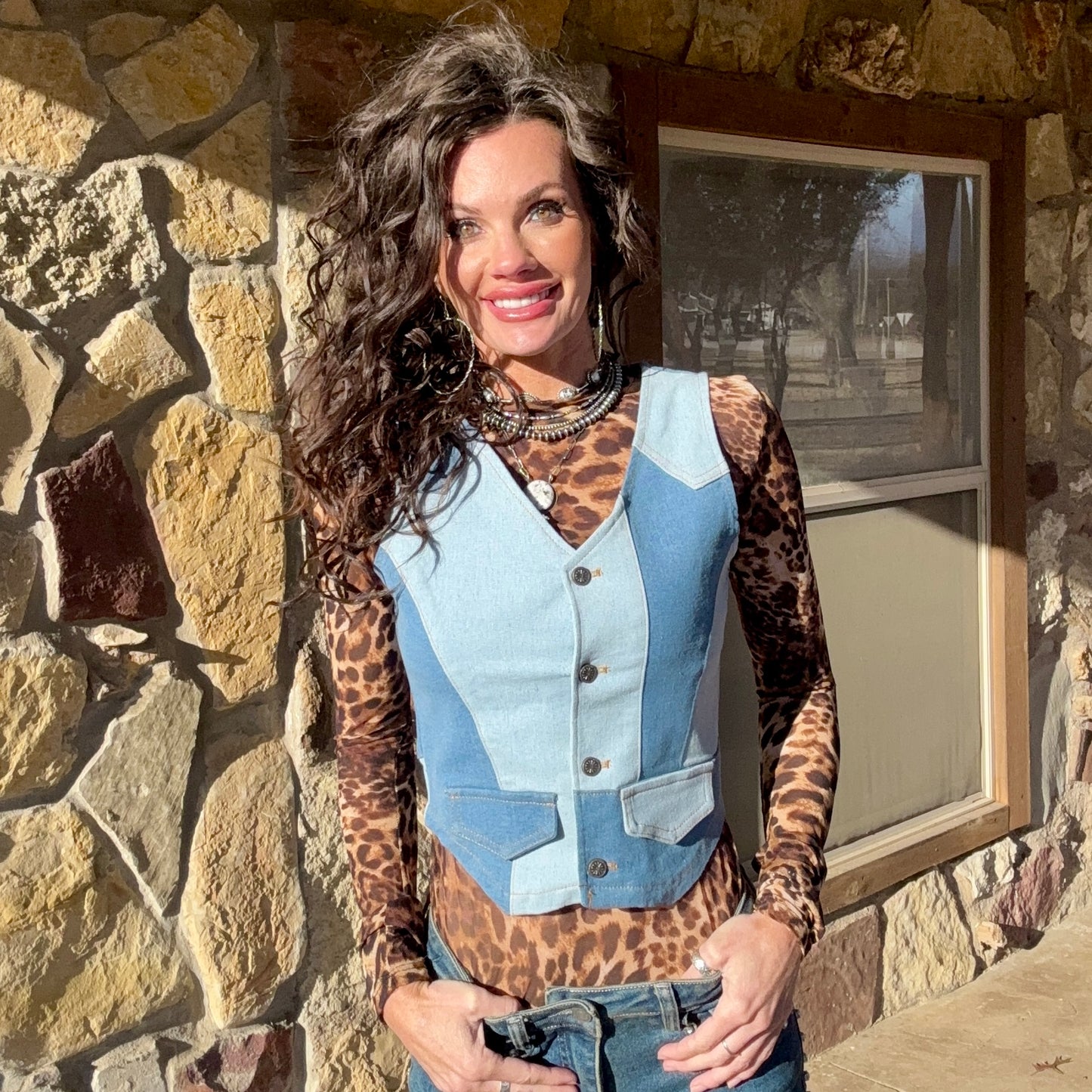 Wild Range Denim Vest