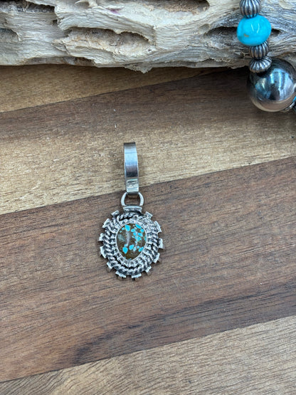 Mine #8 Turquoise Pendant #4 by Randy Billy, Navajo