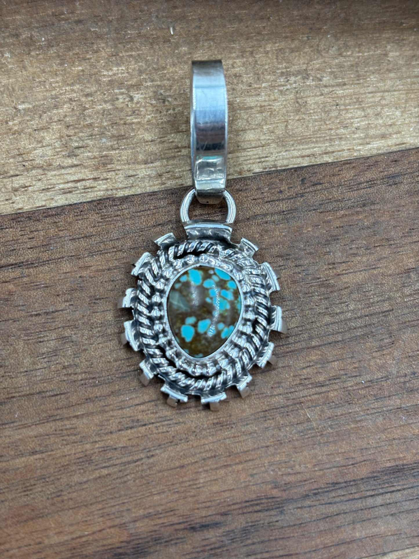 Mine #8 Turquoise Pendant #4 by Randy Billy, Navajo