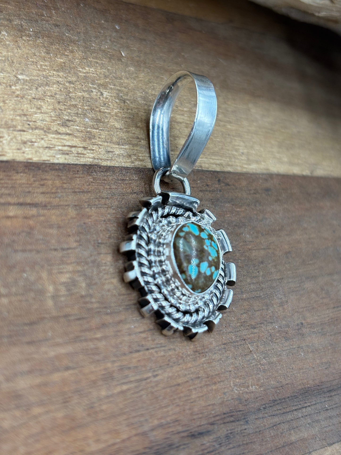 Mine #8 Turquoise Pendant #4 by Randy Billy, Navajo