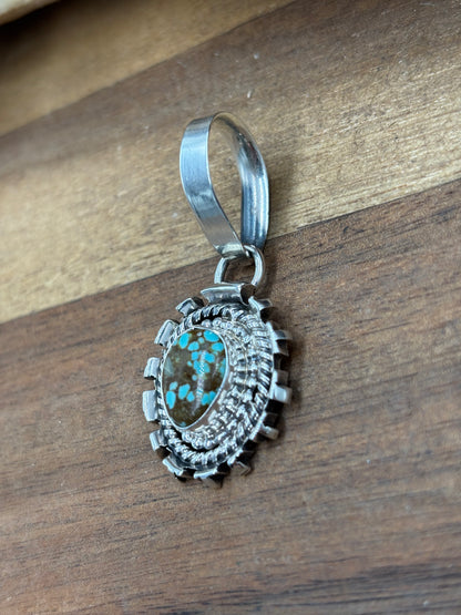 Mine #8 Turquoise Pendant #4 by Randy Billy, Navajo