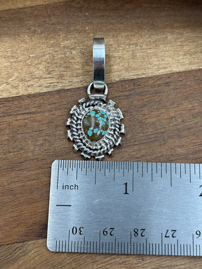 Mine #8 Turquoise Pendant #4 by Randy Billy, Navajo