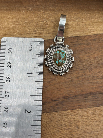 Mine #8 Turquoise Pendant #4 by Randy Billy, Navajo