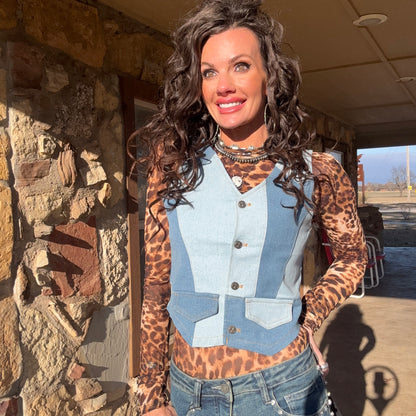 Wild Range Denim Vest