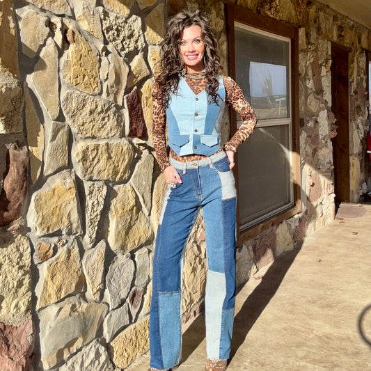 The Rebel Range Patchwork Jean