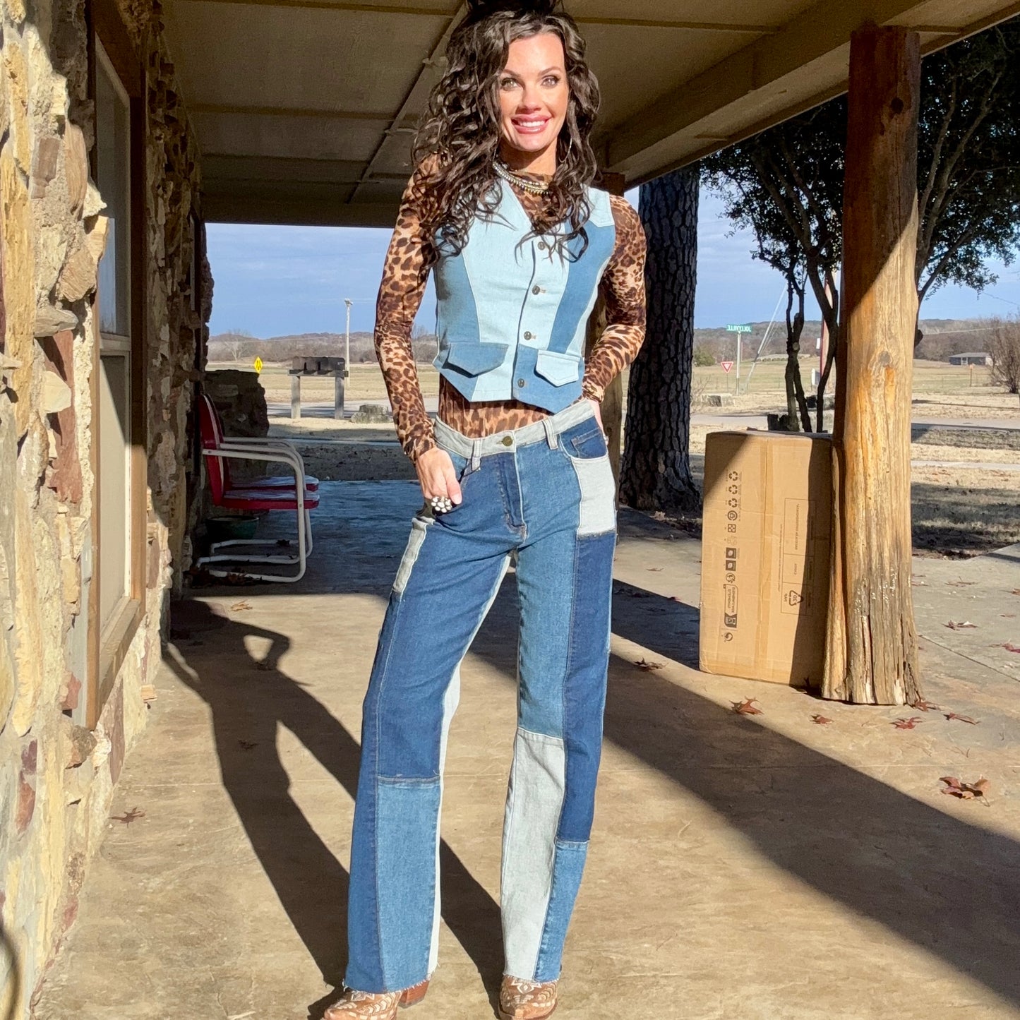 The Rebel Range Patchwork Jean