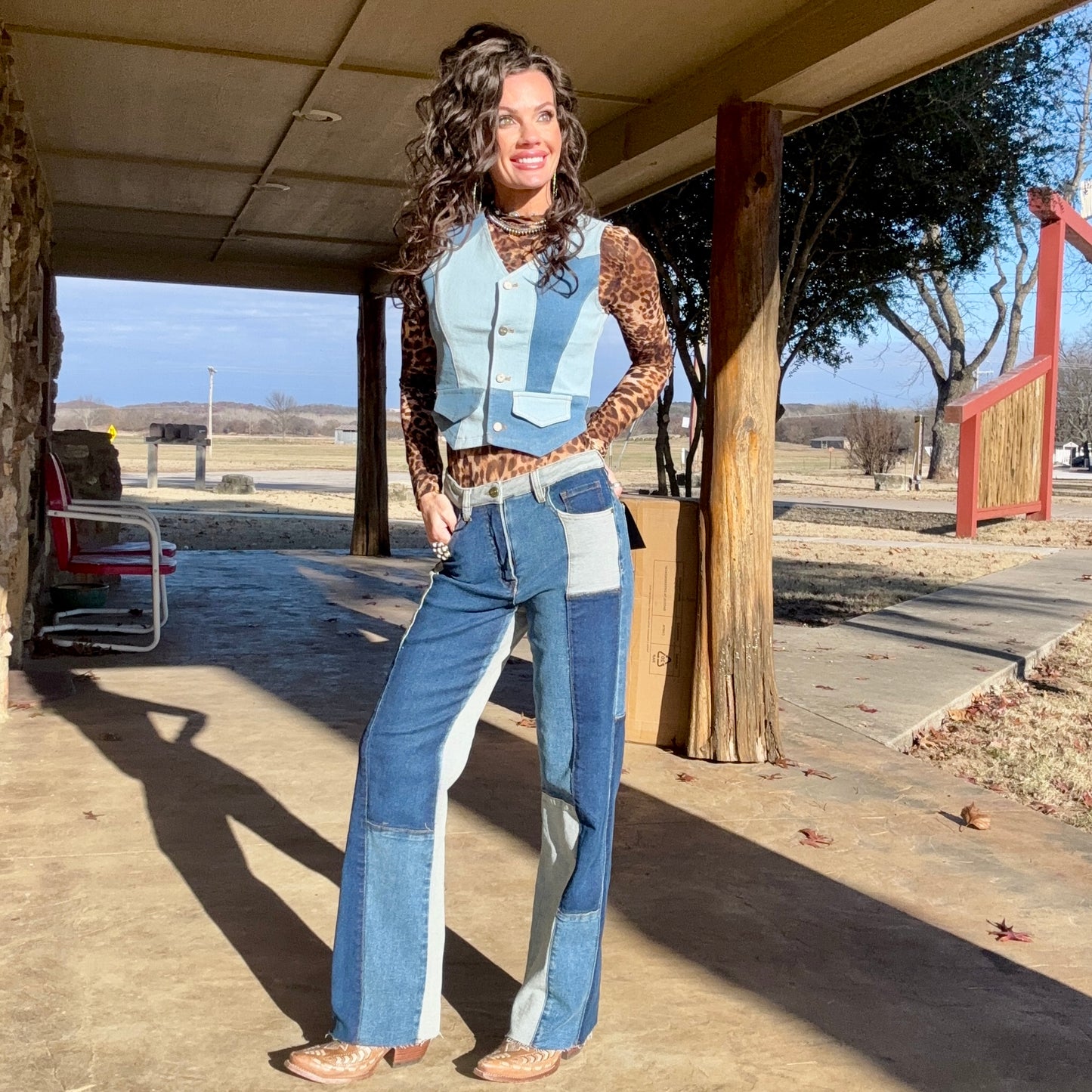 The Rebel Range Patchwork Jean