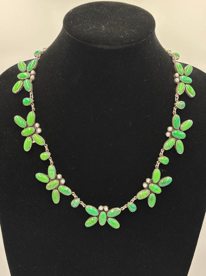 Carico Lake & Pearl Butterfly Necklace by Federico Jimenez