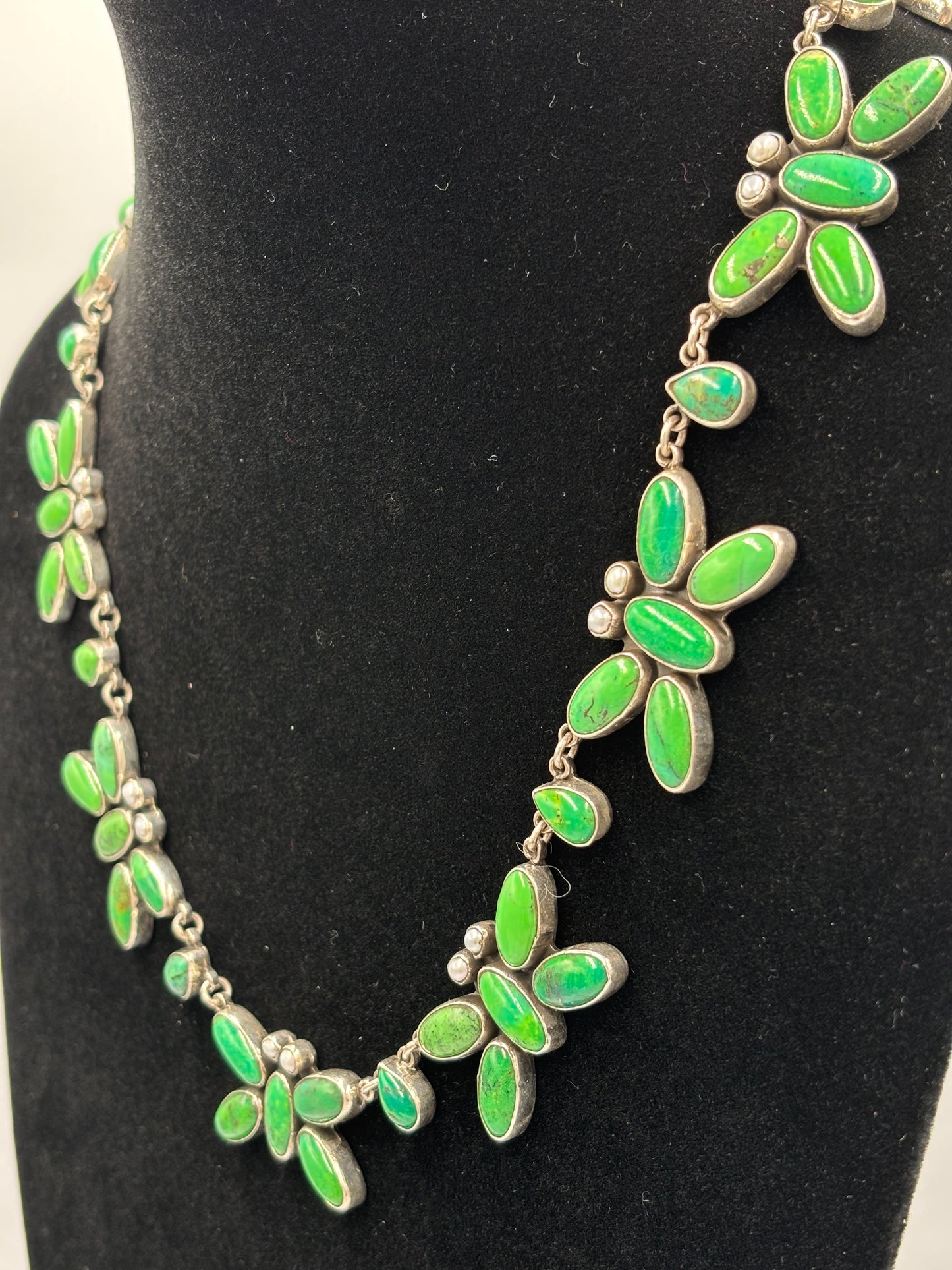 Carico Lake & Pearl Butterfly Necklace by Federico Jimenez
