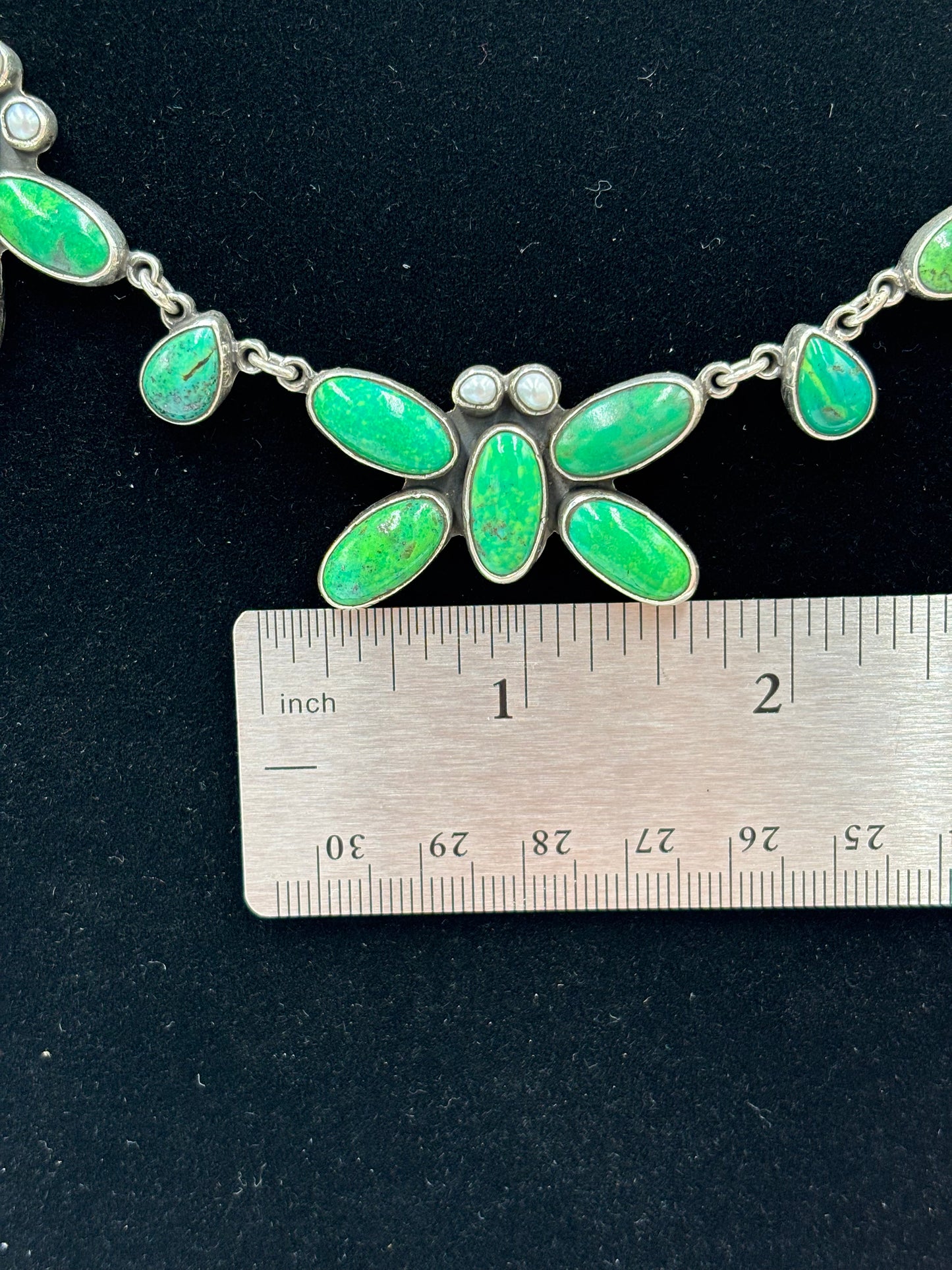 Carico Lake & Pearl Butterfly Necklace by Federico Jimenez