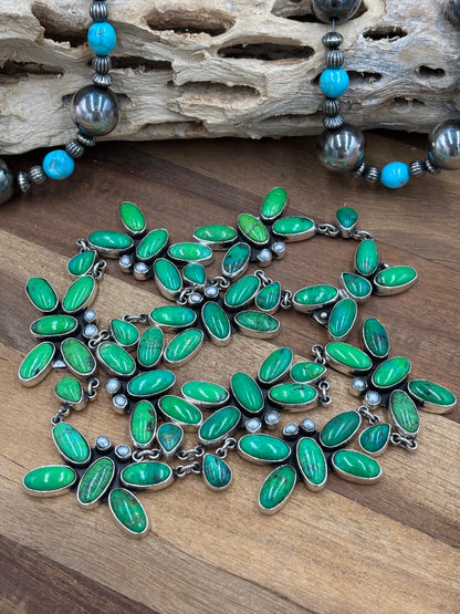 Carico Lake & Pearl Butterfly Necklace by Federico Jimenez