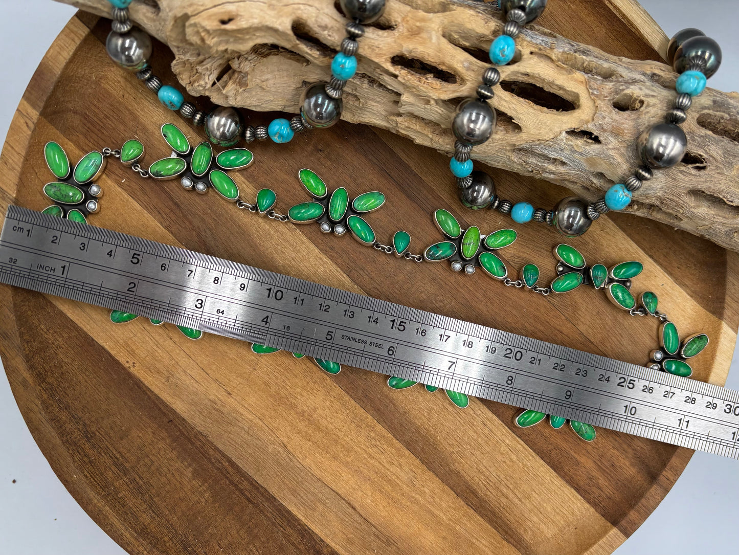 Carico Lake & Pearl Butterfly Necklace by Federico Jimenez