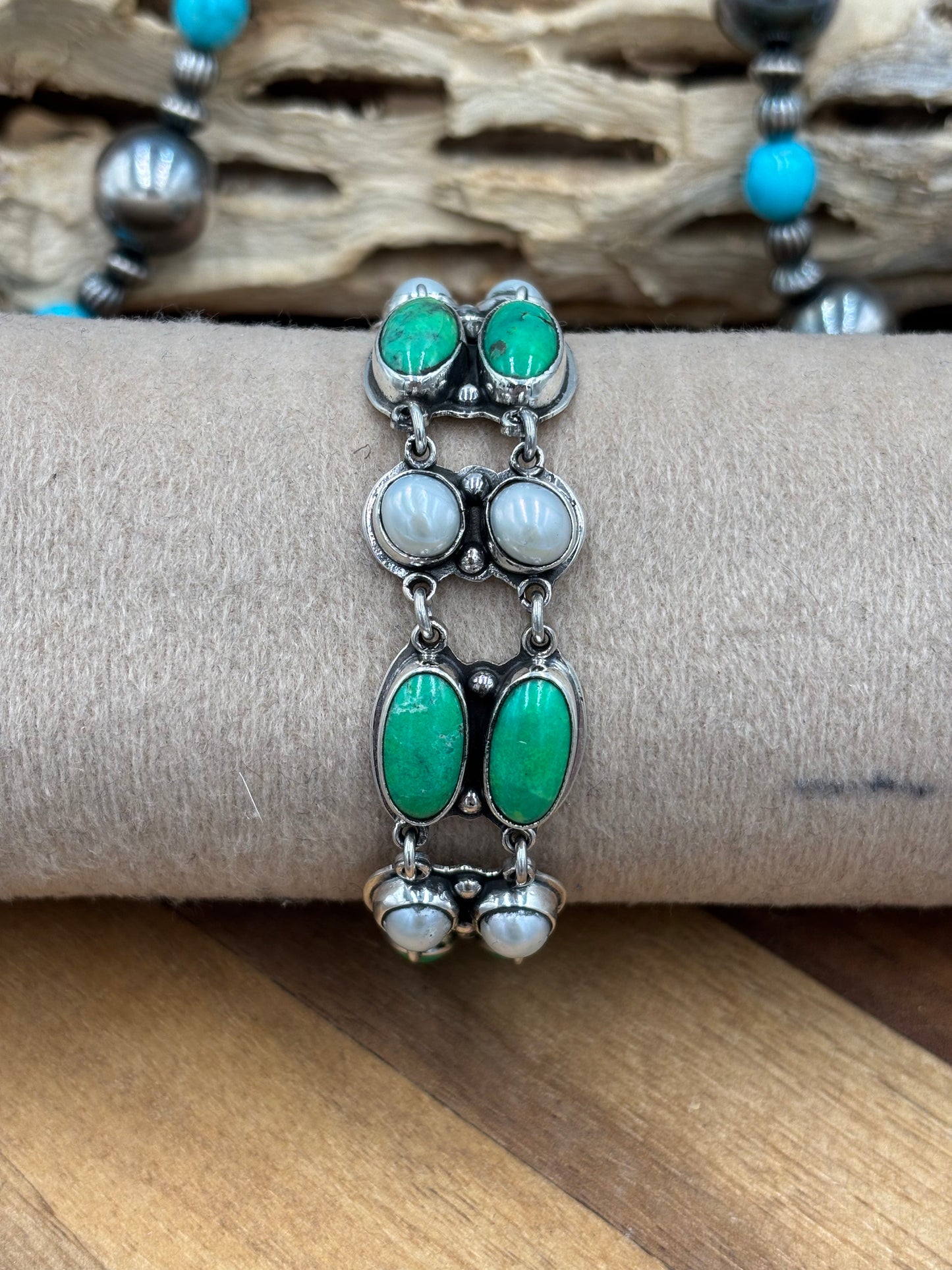 Carico Lake & Pearl Bracelet #2 by Federico Jimenez