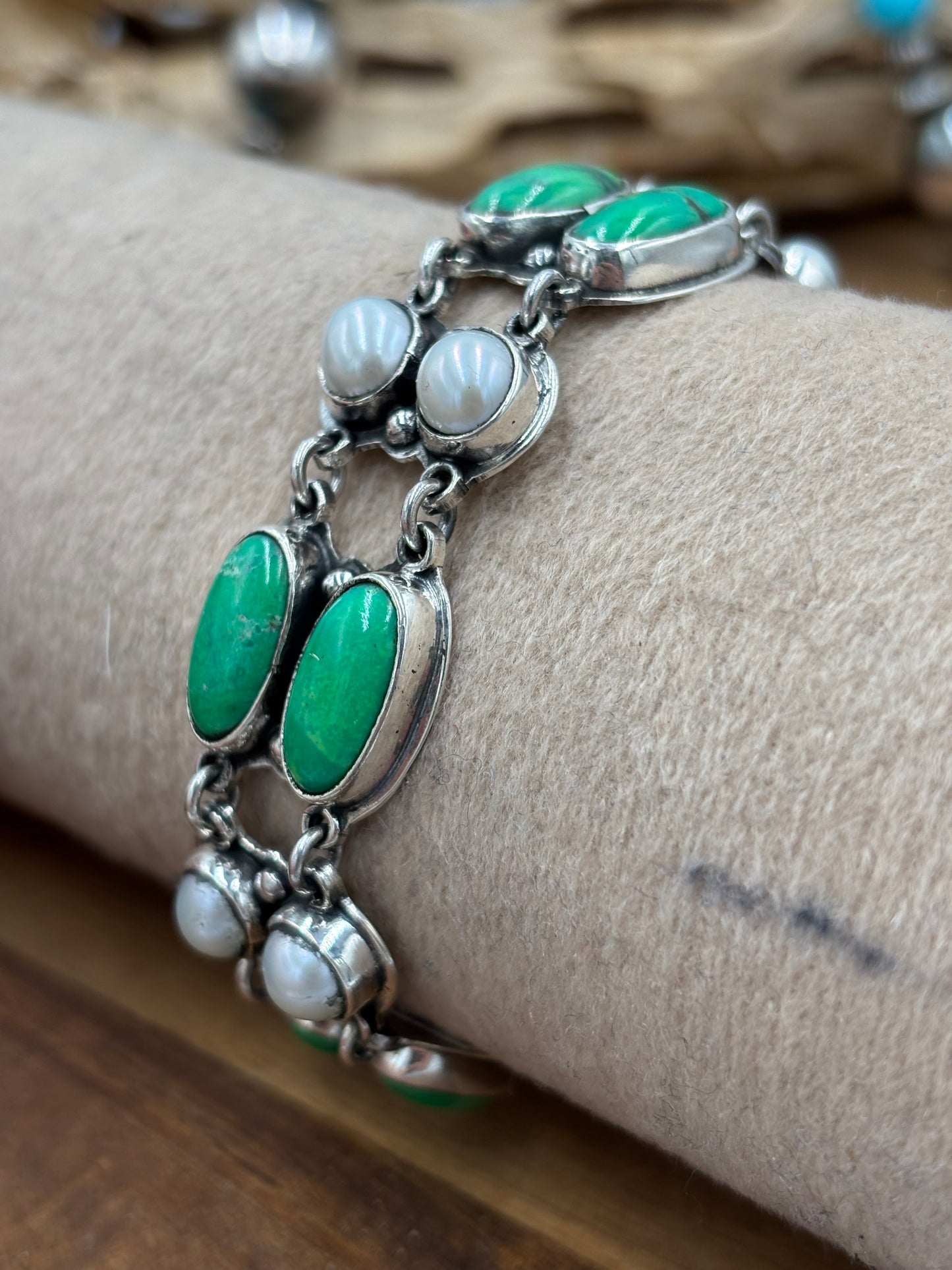 Carico Lake & Pearl Bracelet #2 by Federico Jimenez