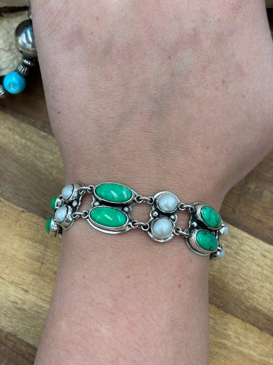 Carico Lake & Pearl Bracelet #2 by Federico Jimenez