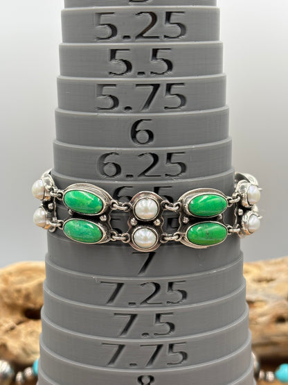 Carico Lake & Pearl Bracelet #2 by Federico Jimenez