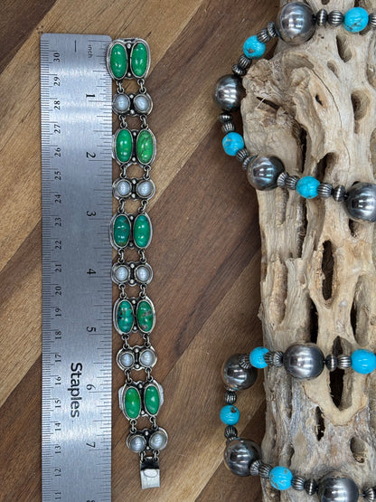 Carico Lake & Pearl Bracelet #3 by Federico Jimenez