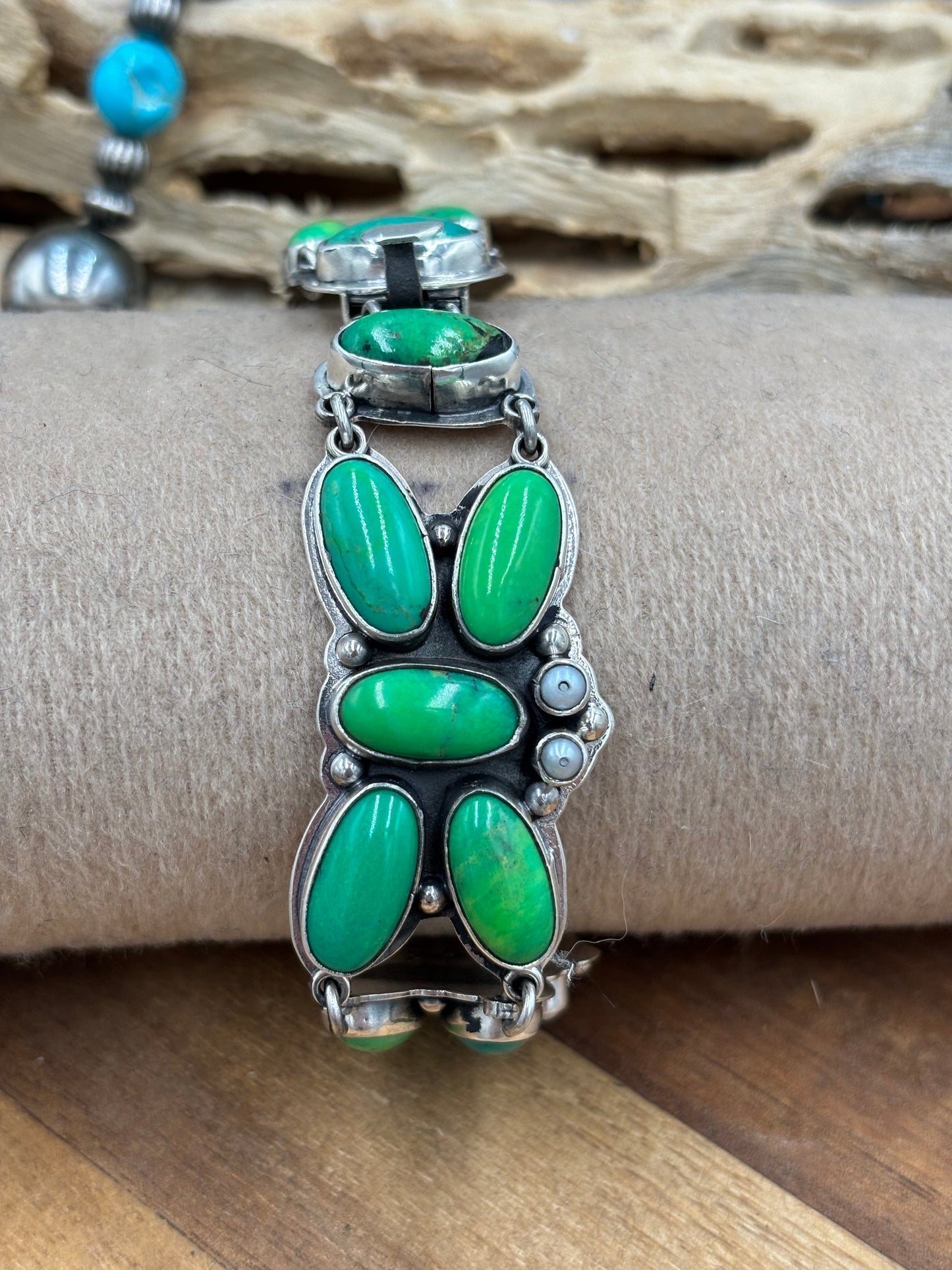 Carico Lake & Pearl Butterfly Bracelet #2 by Federico Jimenez