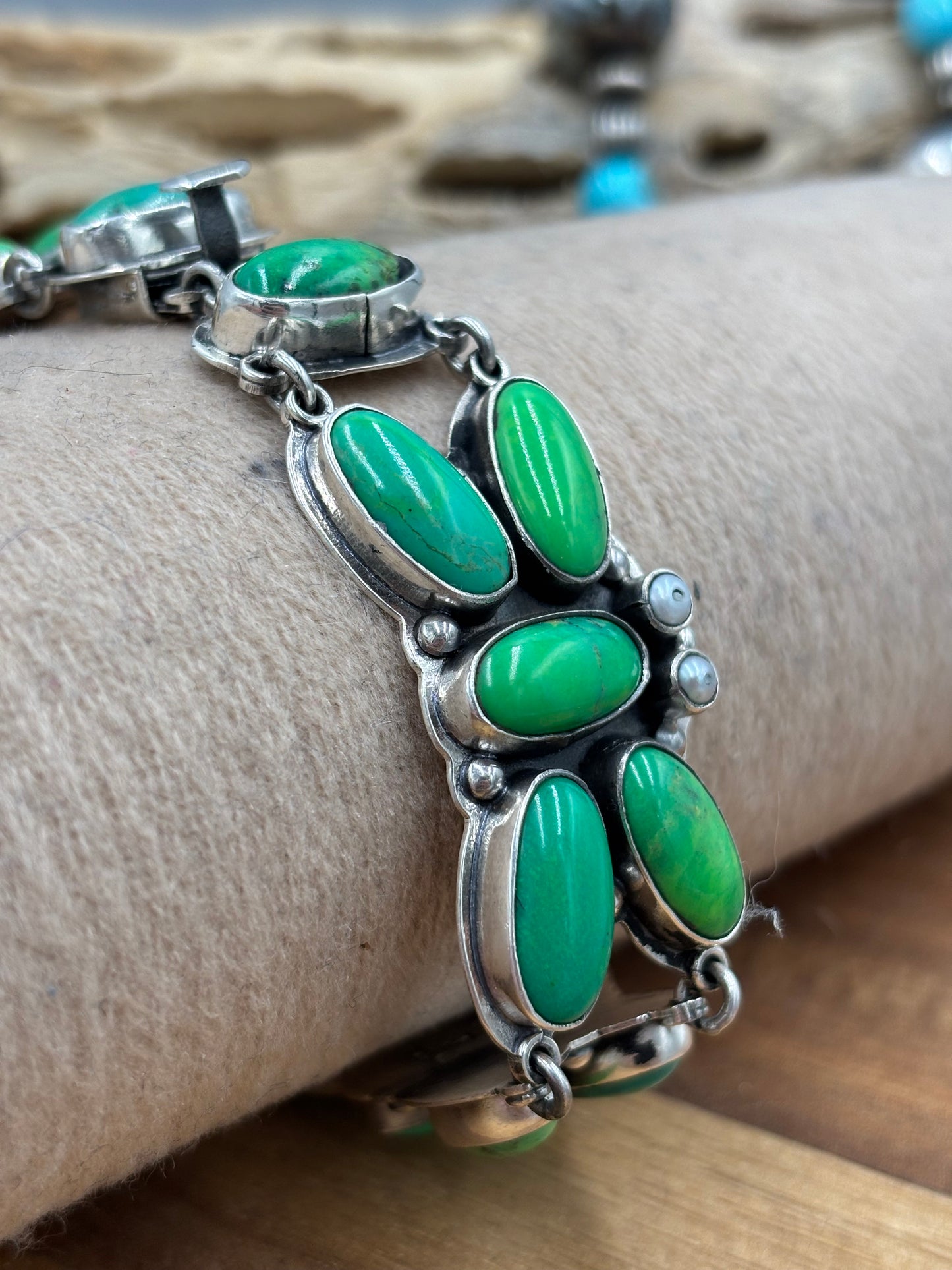 Carico Lake & Pearl Butterfly Bracelet #2 by Federico Jimenez