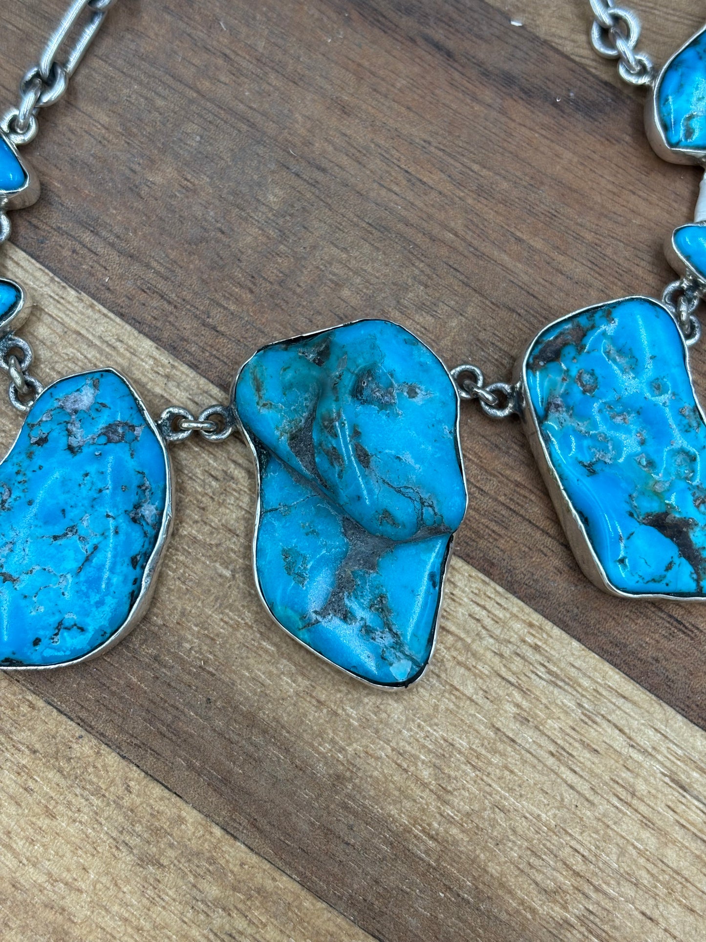 Turquoise Nugget Necklace by Federico Jimenez