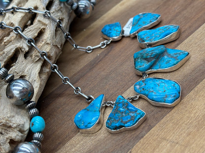 Turquoise Nugget Necklace by Federico Jimenez