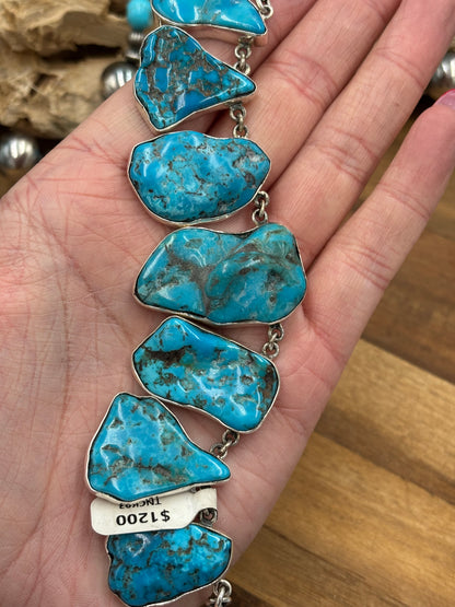 Turquoise Nugget Necklace by Federico Jimenez