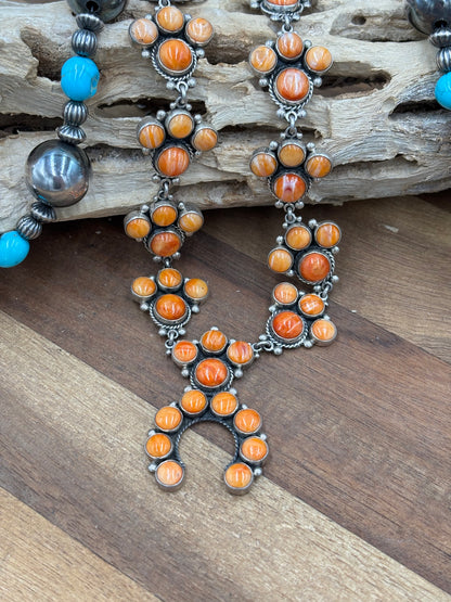 Orange Spiny Naja Necklace #2 by Federico Jimenez