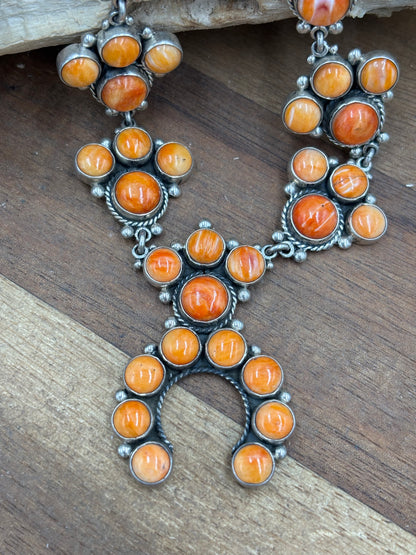 Orange Spiny Naja Necklace #2 by Federico Jimenez