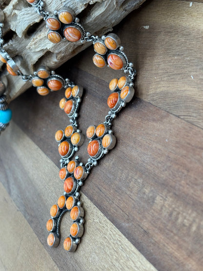 Orange Spiny Naja Necklace #2 by Federico Jimenez