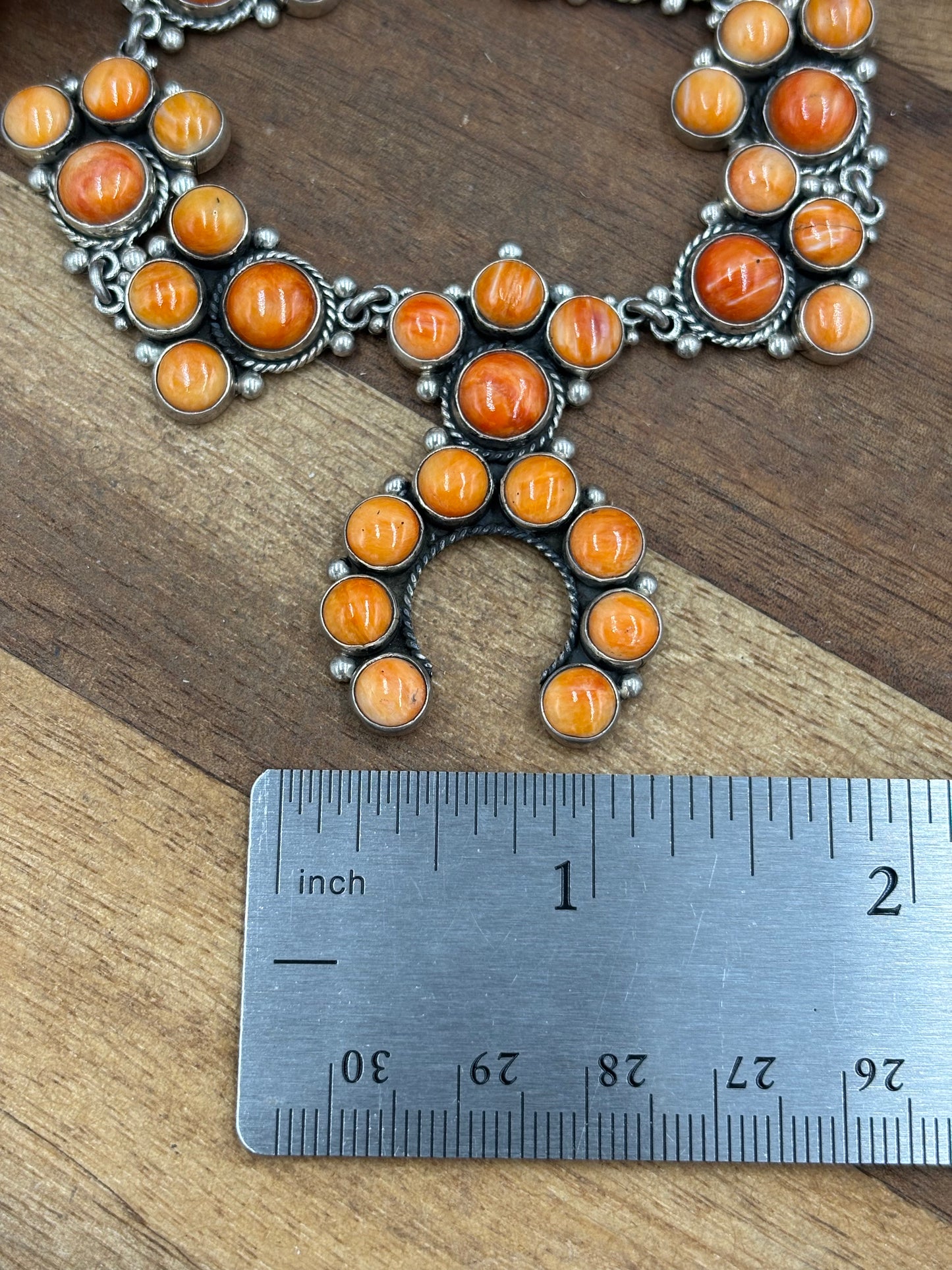 Orange Spiny Naja Necklace #2 by Federico Jimenez