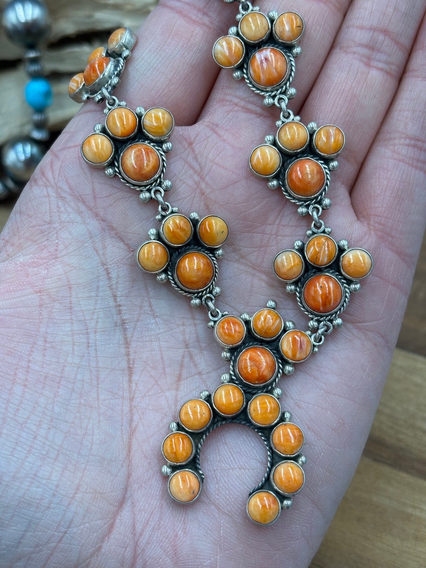 Orange Spiny Naja Necklace #2 by Federico Jimenez