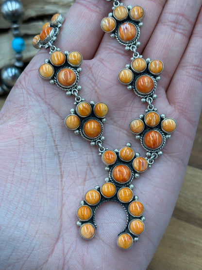 Orange Spiny Naja Necklace #2 by Federico Jimenez