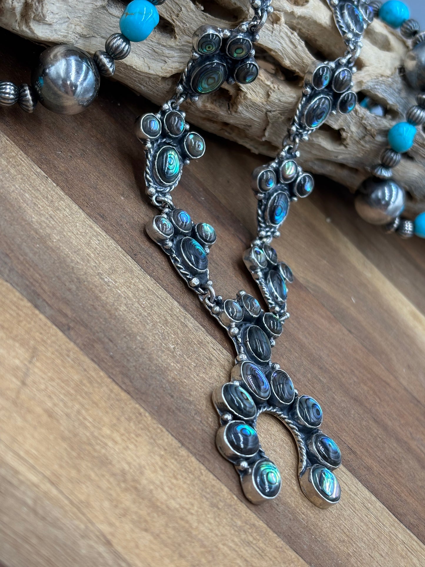 Abalone Shell Naja Necklace #2 by Federico Jimenez