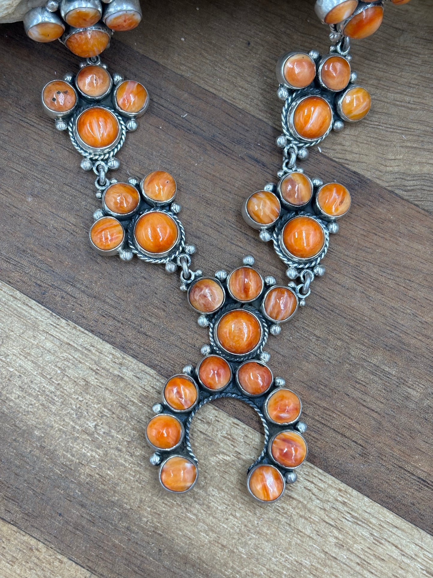 Orange Spiny Naja Necklace #1 by Federico Jimenez