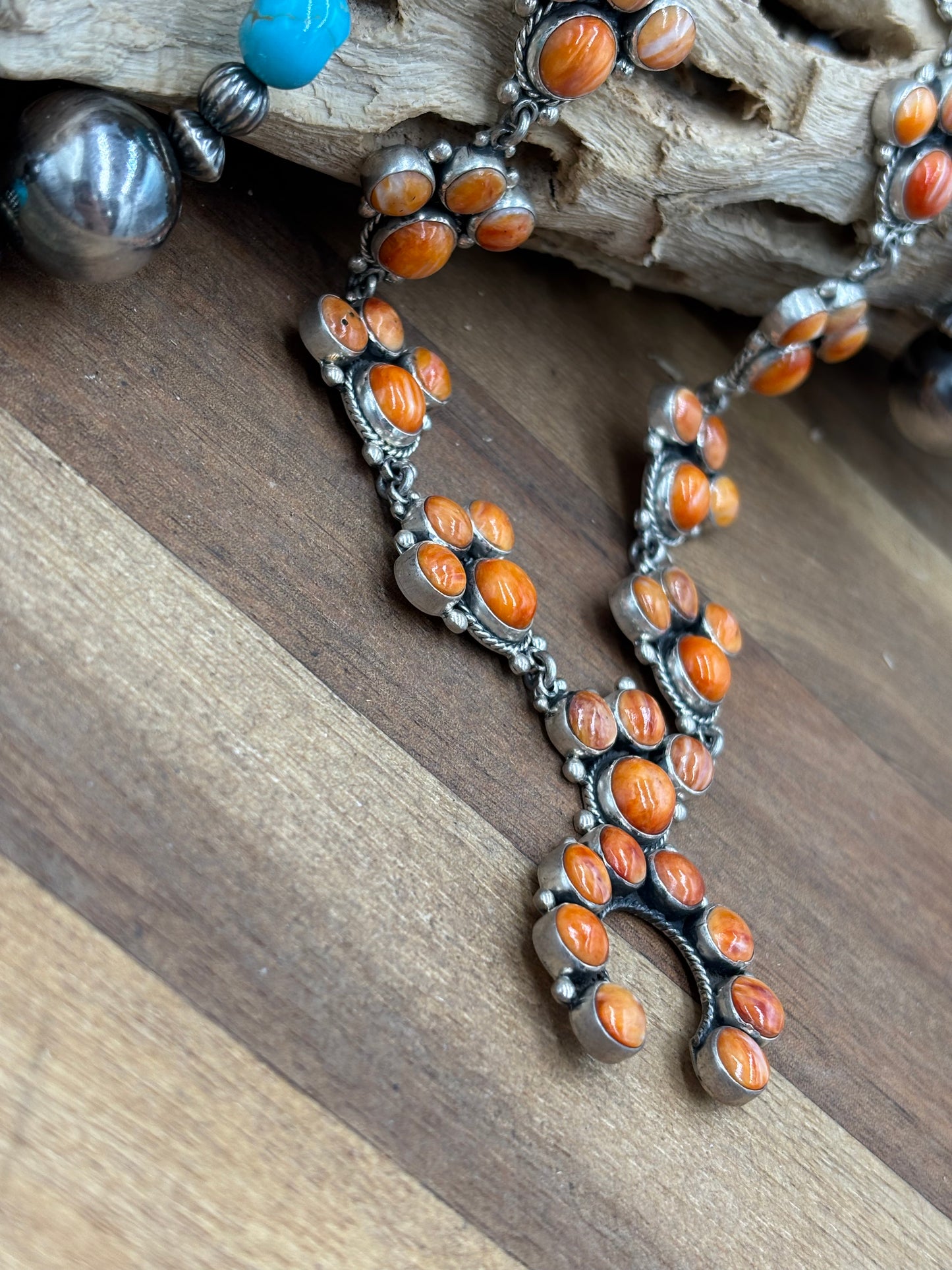 Orange Spiny Naja Necklace #1 by Federico Jimenez
