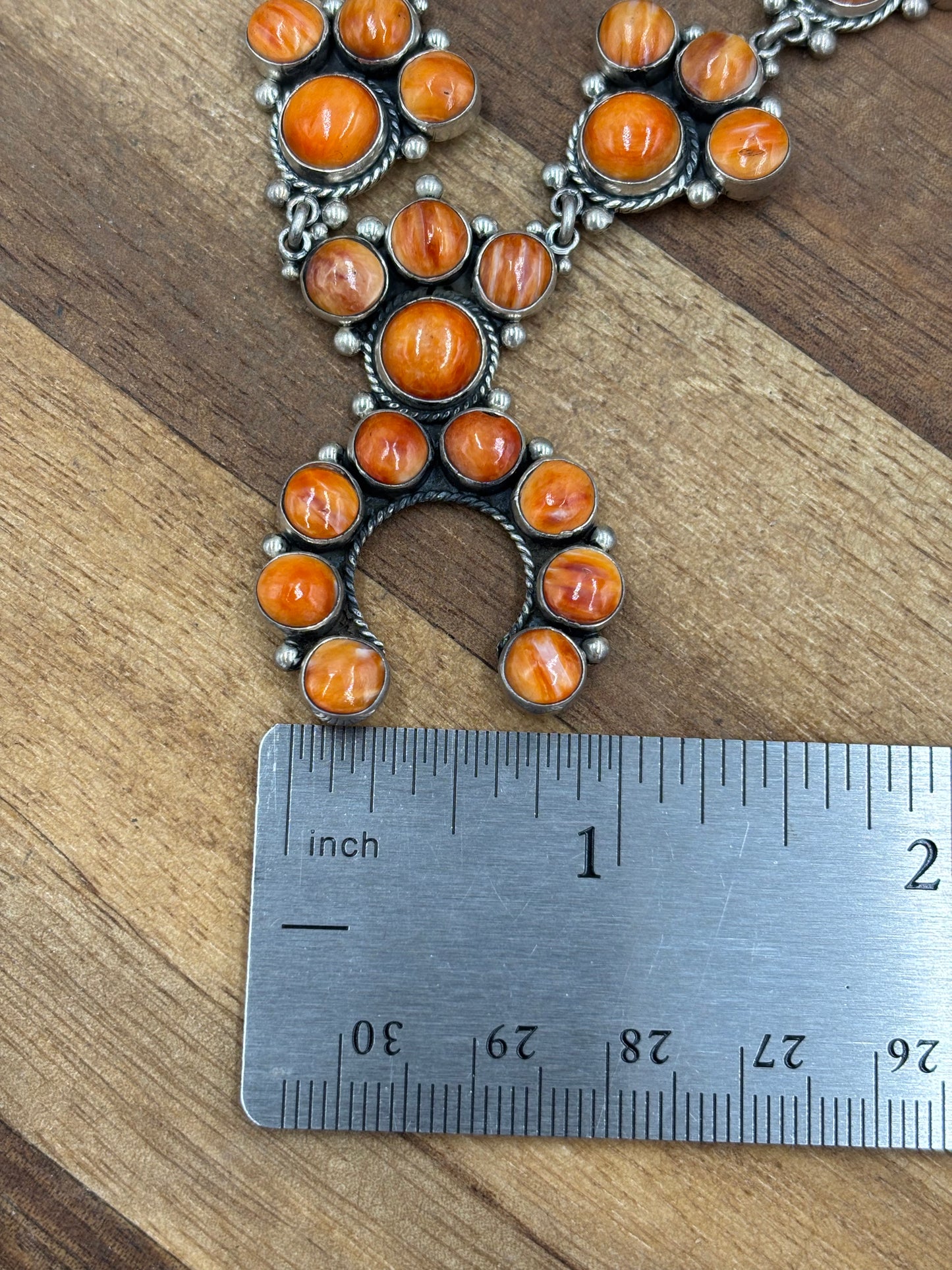 Orange Spiny Naja Necklace #1 by Federico Jimenez