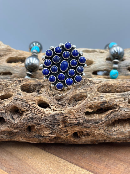 Lapis Adjustable Ring #1 by Federico Jimenez