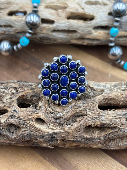 Lapis Adjustable Ring #1 by Federico Jimenez