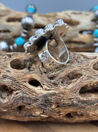 Lapis Adjustable Ring #1 by Federico Jimenez