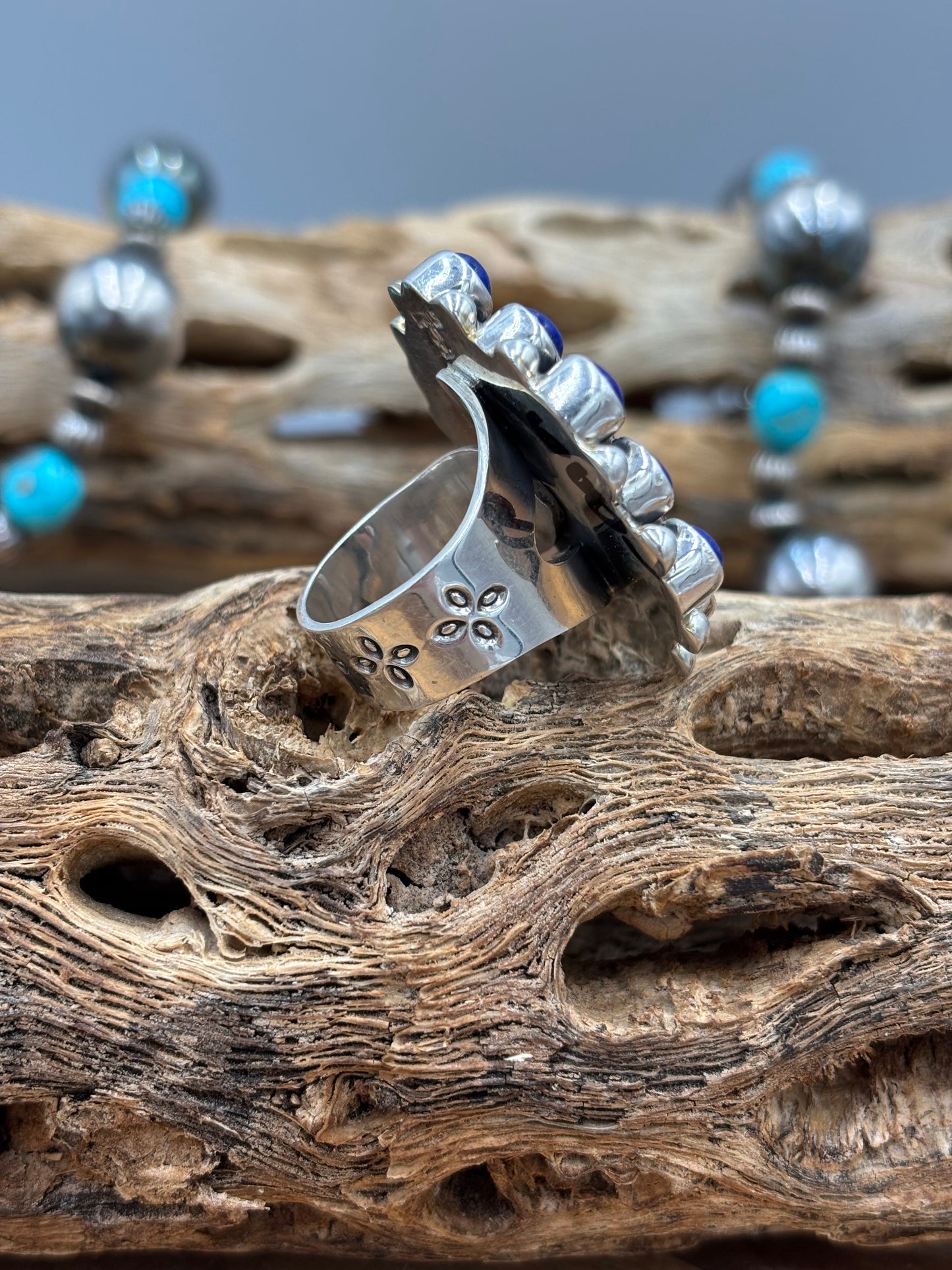 Lapis Adjustable Ring #1 by Federico Jimenez
