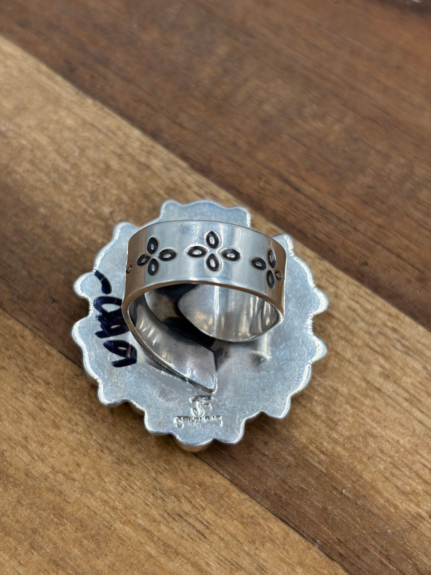 Lapis Adjustable Ring #1 by Federico Jimenez